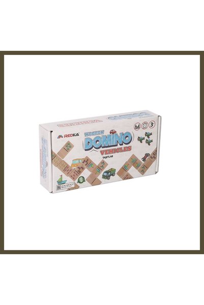 northcity n RD5649 مجموعة أدوات لعبة الدومينو الخشبية - BX