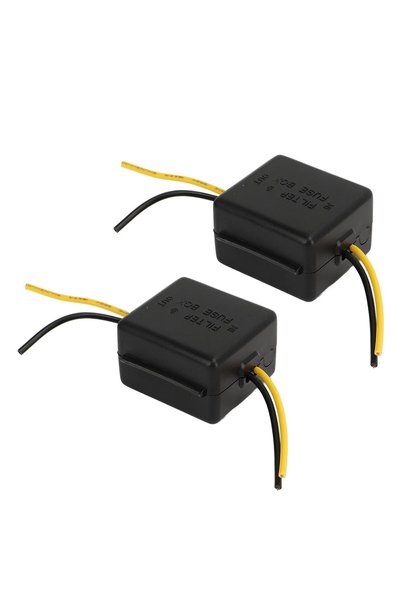 GENERAL POENVFPO Noise Filter Car, ABS Material Stereo Power Filter for 12V A...