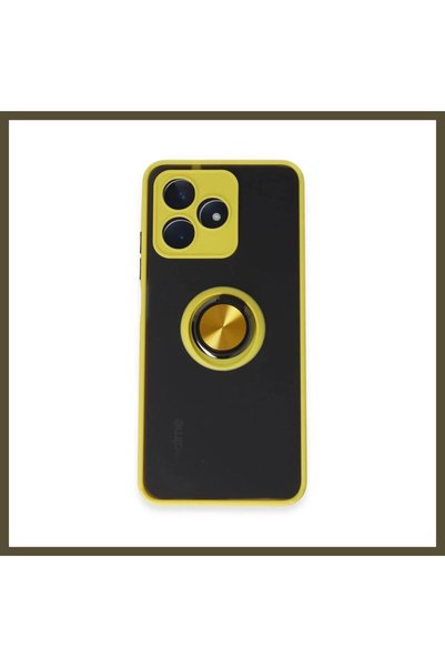northcity n Realme C53 Compatible Case: Montreal Ringed Silicone Cover - Yell...
