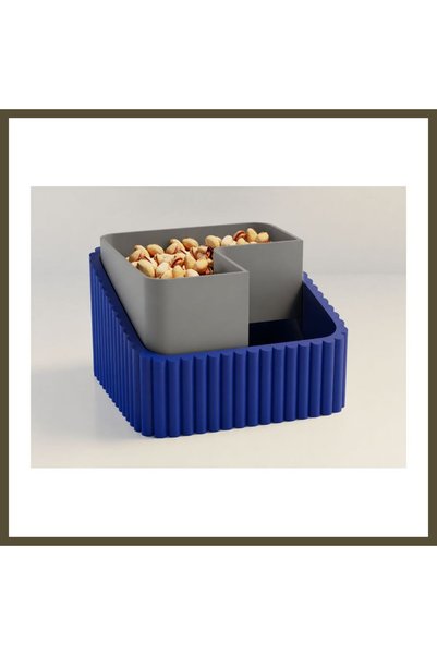 northcity n 3D-Printed Pistachio Bowl - Dual-Chamber Shell Separator Serving ...