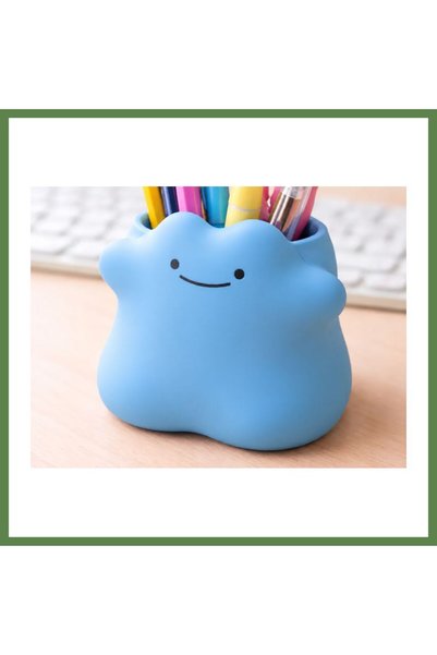 Hobibahçem 3D-Printed Smiling Cloud Pencil Holder – Desktop Organizer - Blue ...