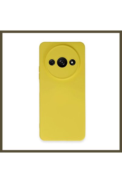 northcity n Redmi A3 4G-Compatible Case with Velvet-Lined Nano Silicone - Yel...