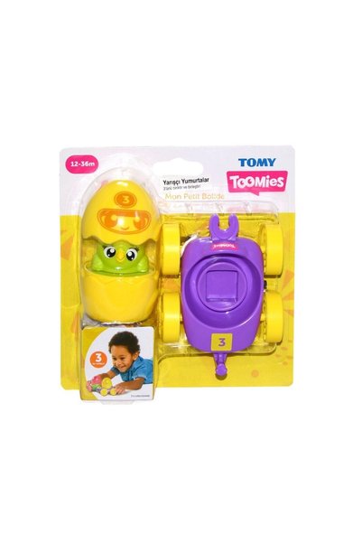 ADORE OYUNCAK 73088 Tomy - Racer Eggs 12-36 Months