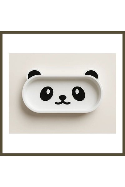 northcity n 3D-Printed Panda Glasses Tray—Cute Desktop Glasses Holder and Pen...