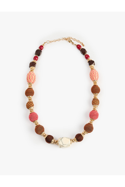 Koton Bead Detailed Dangle Necklace