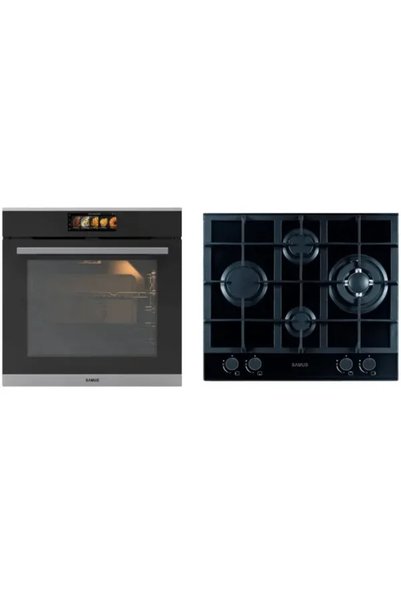 Samus Pachet Cuptor incorporabil SC634GDT15H, 74l, 3440 W, clasa A+, +Plita i...
