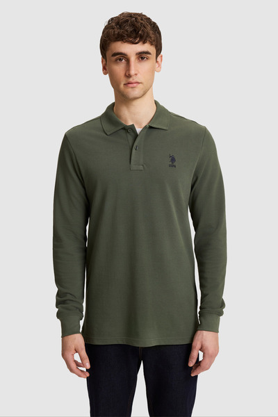 U.S. Polo Assn. Men's Green Basic Sweatshirt 50329450-VR017