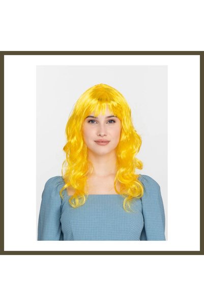 northcity n Yellow Long Wavy Party Wig BX