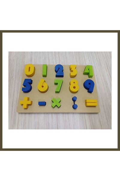 northcity n 3D Printed Numbers and Mathematical Symbols Teaching Board - Numb...