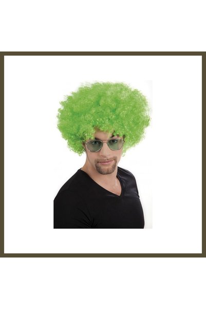 northcity n Green Curly Afro Bonus Wig BX