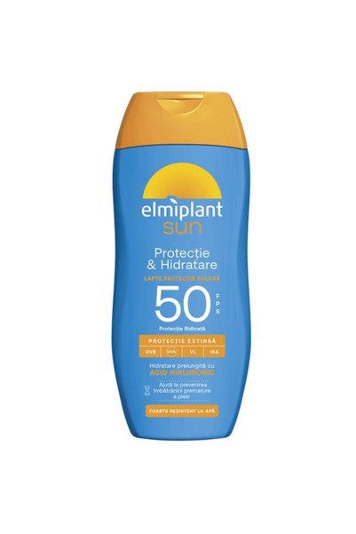 ELMIPLANT Lapte Protectie Solara si Hidratare SPF 50 - Sun, 200 ml