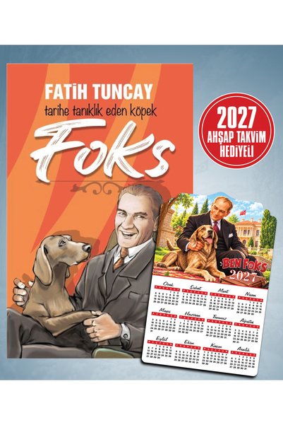 HalkKitabevi Foks Tarihe Tanıklık Eden Köpek ve 2027 Ahşap Takvim