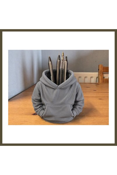 northcity n 3D-Printed Hooded Sweatshirt Pencil Holder - Desktop Organizer - ...