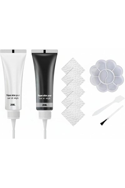 Yelajoy 2 PCS Repair Kit,White+Black Furniture Restorer Gel