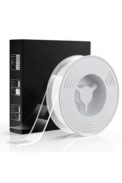 KASTWAVE شريط لاصق نانو مزدوج الجوانب بطول 3 أمتار، بعرض 1.18 بوصة وطول 9.8 ق...