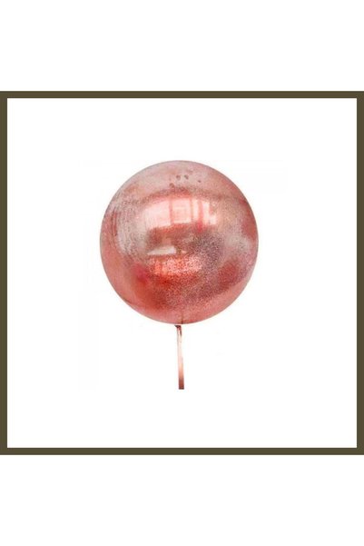 northcity n Red Glittery Round Clear Balloon, 24 Inches BX