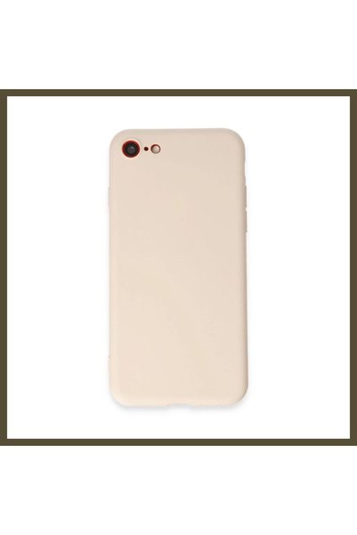 northcity n غطاء متوافق مع هاتف iPhone 7، مصنوع من السيليكون - لون كريمي BX.