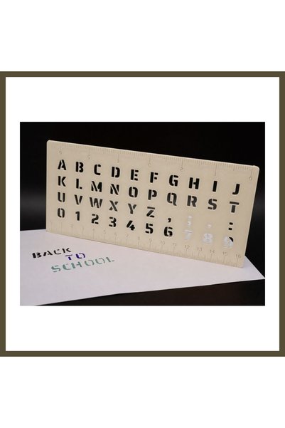 northcity n 3D Printing Alphabet, Numbers, and Ruler Template - Writing and D...