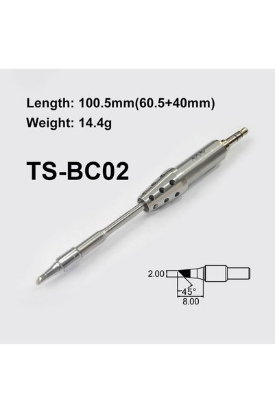 Choice TS-BC02 Original TS1C TS80P Replacement Soldering Iron Tips Miniware C...