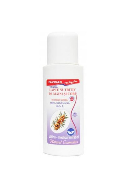 Favisan Lapte Nutritiv de Maini si Corp cu Ulei de Catina Virginia Favisan, 2...