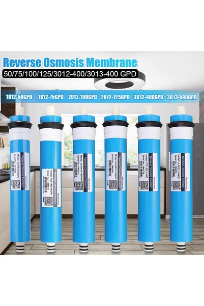 Choice 50GPD Home Kitchen Reverse Osmosis RO Membrane Replacement Water Syste...