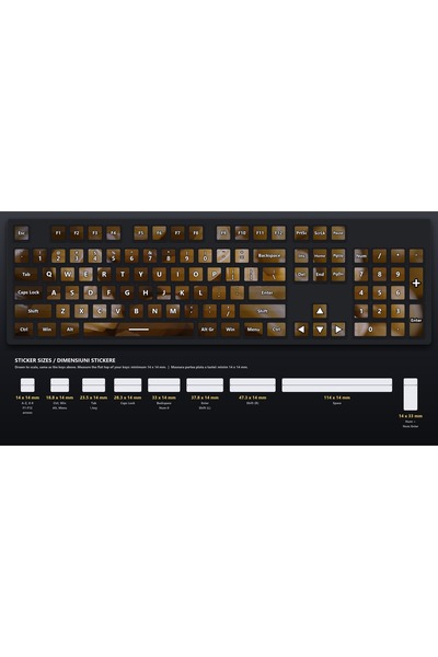 OEM Stickere Tastatura Set Forme de Paste, Design Continuu, Model Amuzant, Co...