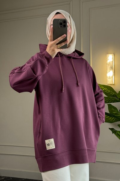 Suede Style 6778 - Stylish, Comfortable, Hooded, Modal Fabric, Brushed Inside...
