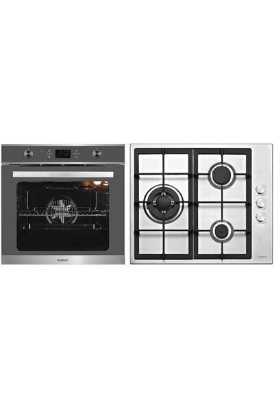 Samus Pachet incorporabil Cuptor incorporabil SC626GDX9 GRAY, 75 L, 2800 W, 9...
