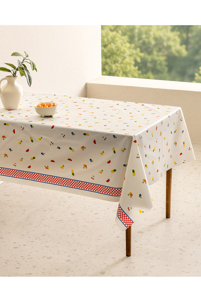 Madame Coco Olmira Masa Örtüsü - Renkli - 100x140 cm