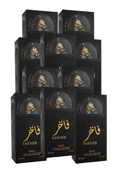 FAKHER 10 قطع عطر ذهبي 100 مل