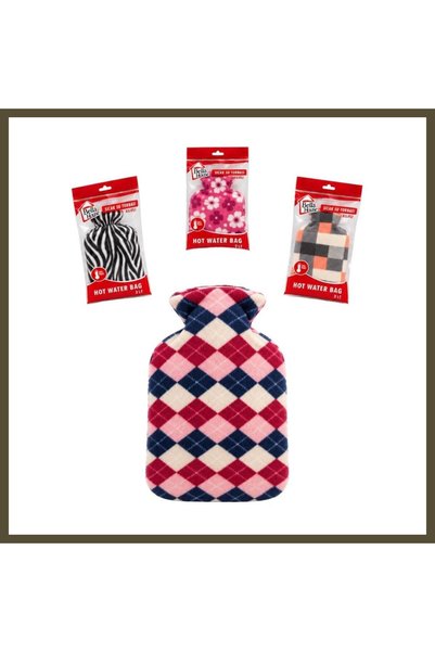 northcity n Fleece-Lined Hot Water Bottle, 2 L, BX