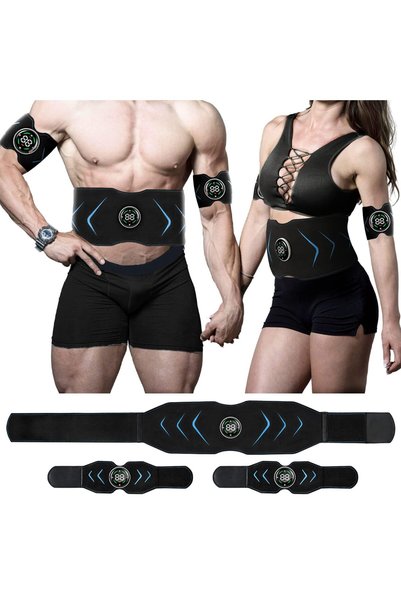 EXCEFORE EMS Muscle Stimulator, Abs Trainer Muscle Stimulator Abs Electric Ab...