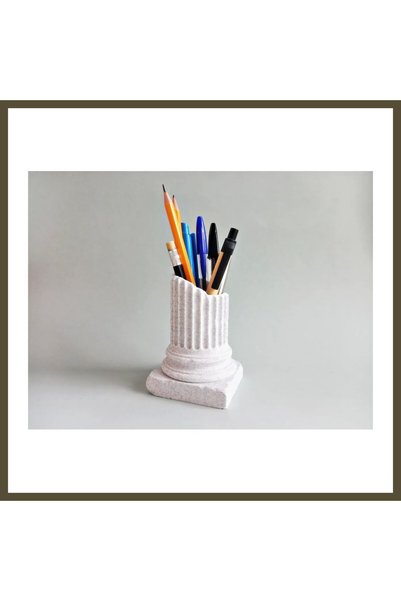 northcity n 3D-Printed Ancient Roman Column Pencil Holder—Ionic Column-Style ...