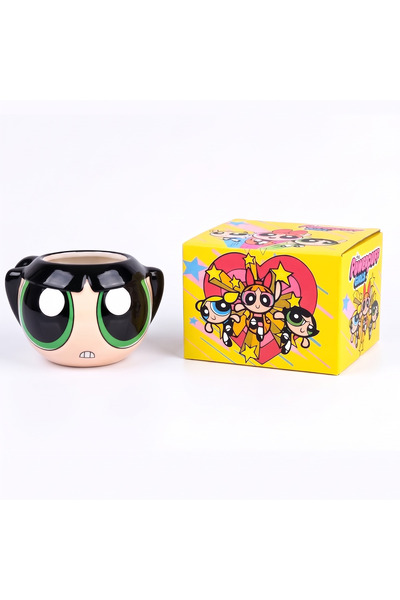 wafra store كوب سيراميك ثلاثي الأبعاد بتصميم "فتيات القوة" (Powerpuff Girls) ...