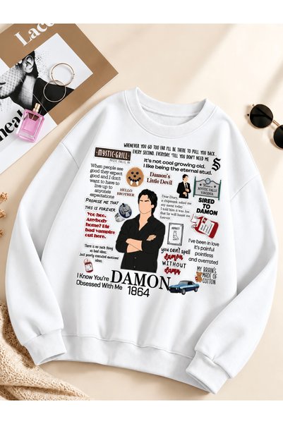 Vordevia Hanorac oversize cu decolteu rotund la baza gâtului, din bumbac cu 3...