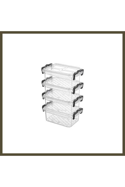 northcity n MIENCA 4-Piece MINI Pantry Storage Container Set BX
