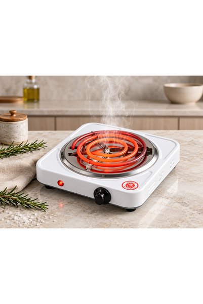 neostore Rova Single Eye Electric Stove, 1000W, Heating Plate Diameter 13.5 cm