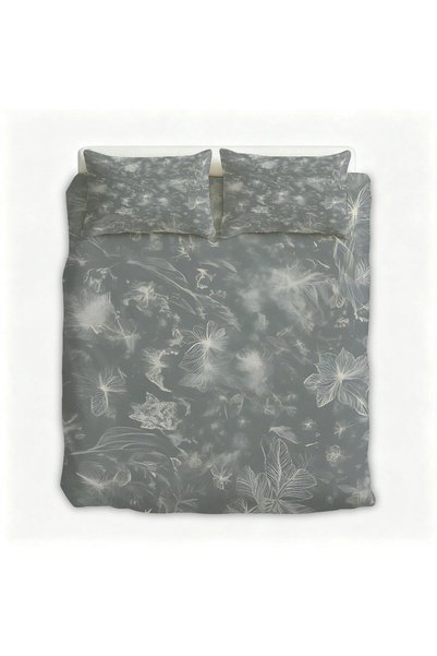 Generic Boho Flannel Bedroom Bedding 3 Pieces, Cozy Warm Bed Linens for Family