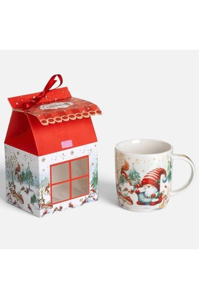 OEM Cană de Crăciun New Bone Gnome 350ml în cutie cadou Casă, DCJ1129 - Momen...