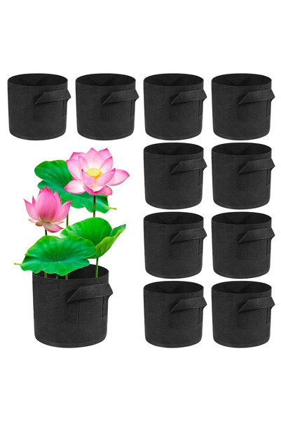 TERRIFI 10Pack Lily Plant Pots for Pond, Aquatic Plant Pot, Durabl Breathe Re...