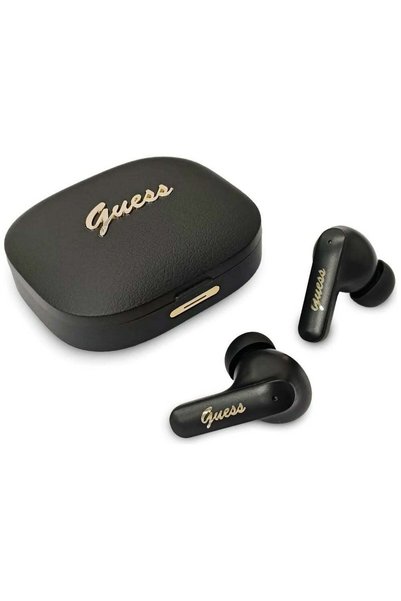 Guess Căști wireless Script Logo metalic (GUTWSX45PGSK), Bluetooth V5.4, TWS,...