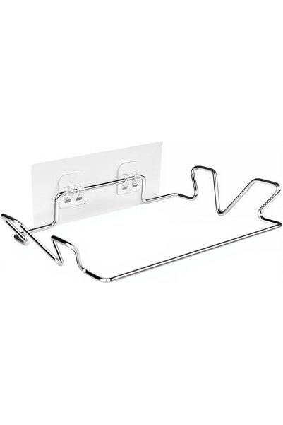 ELEPHANTBOAT ® Stainless Steel Trash Bag Hanger, Self-Adhesive Wall-Mounted