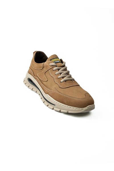 BABALİ Restfull 291 Sand-Colored Leather Casual Men's Shoes