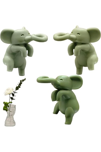 GENERAL Plant Propagation Buddy & Elephant Shaped Plant Support Structures (3...