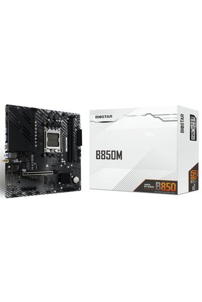 Biostar B850MT2-E DJ ARGB AMD AM5 DDR5 8000 HDMI DP 2xM2 mATX