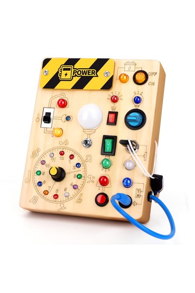 GENERAL Busy Board with led Light,Baby Toys,Montessori Toys for 1+ Year Old, ...