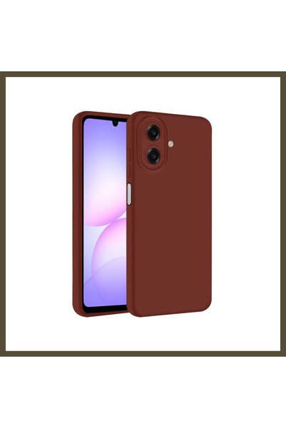 northcity n غطاء سيليكون مناسب لهاتف سامسونج جالاكسي A07 4G - لون خمري BX.