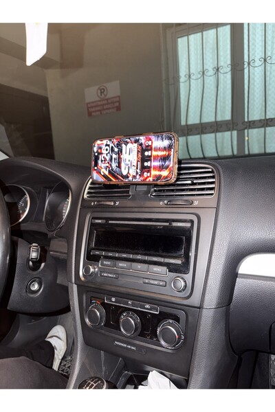 Furens Volkswagen Golf 6 2008-2013 Uyumlu Araç Içi Premium Telefon Tutucu - Araba Telefon Tutacağı Havaland
