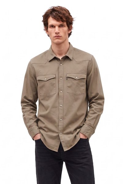 Tudors Erkek Regular Fit Rahat Kesim Çift Cepli Likralı Kapaklı Çıtçıtlı Prem...