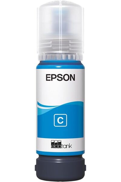 EPSON عبوة حبر/108 EcoTank CY، متوافقة مع طابعات L8050 وL8100 وL18050.